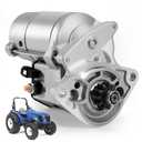 18139 12V New Starter Fit for New Holland Tractors TC35 TC40 TC45 T2310 T2320 Case IH DX35 DX40 DX45 L-Series Skid Steer, Replace SBA18508-6520 SBA185086530 228000-5120, 2.0KW OSGR