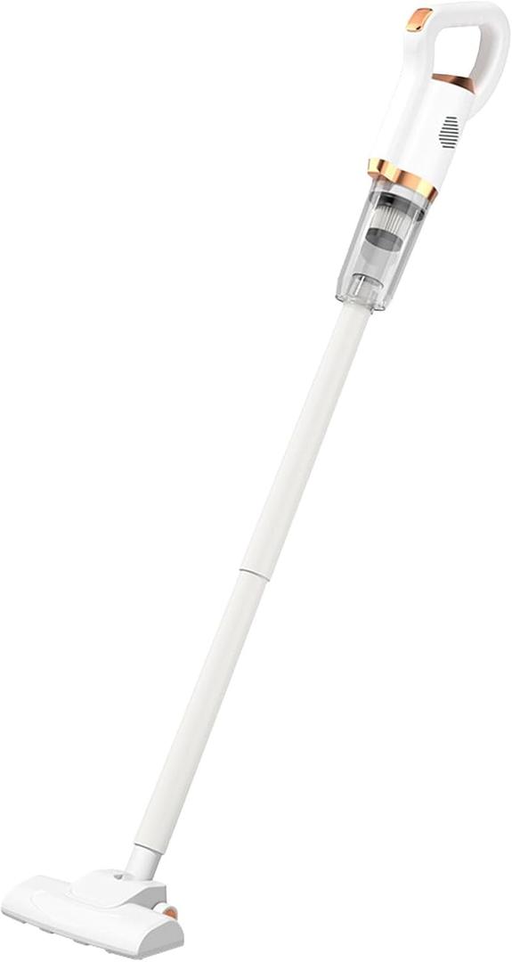 Pwshymi Stick Vacuum Cleaner, Small Handheld Vac Powerful Cordless Vacuum Cleaner 2 in 1 Rechargeable Stick with Long Battery Life, Portable & Silent Design for Home