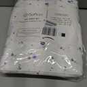 Softan Purple Floral Twin Size Sheet Set, 3 Pieces Microfiber Single Bed Sheets for Girls, Cozy Fitted Sheet with 15" Deep Pockets & Non-Slip Straps, Cute Purple Flower Sheets & Pillowcase Set