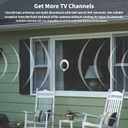Antennas Direct ClearStream Flex Amplified Indoor TV Antenna, UHF VHF, Multi-Directional, Reversible, 50+ Mile Range w/Jolt Switch Amplifier
