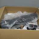 52/inch Modern Black and Gold Ceiling Fan with Lights Remote, ETL Listed, 3 Downrods, Blade Fans, Reversible Quiet DC Motor, Timer for Outdoor Patio Waterproof Bedroom