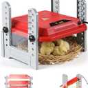 Chicken Brooder Plate, Smart Chick Heat Brooder Adjustable Temperature with LCD Display, 50W Chick Heater with 3-Sided Panels, 10"x10" Coop Accessory for Chicken Coop, Ducklings