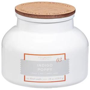 Foundry 18oz Jar Candle Indigo Poppy