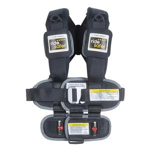 RideSafer - Small Black, Lightweight, Compact, Portable Car Seat - Perfect for Travel and Everyday Child Safety