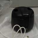 Cleansing Pod PRO + UV | Rechargeable Ultrasonic Retainer Cleaner Machine | 48kHz Ultrasonic Dental Pod for Mouthguard, Dentures & Aligners | 3 Cleaning Modes | Tablets Included (Slate Black)