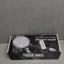 FEELSO Filtered Shower Head with Handheld, High Pressure 7-Spray Showerhead with Filters for Hard Water - Remove Chlorine, Reduce Dry Itchy Skin, Anti-clog Nozzles, Power Wash to Clean Tub, Tile & Pet (Black & Chrome)