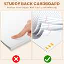12Packs Legal Pads 8.5 x 11 Inch, 50Sheets/Pack, College Ruled & Perforated White Writing Pads, Pads of Paper 8.5 x 11, Lined Note Pads with Sturdy Backing for Office, Business & School Supplies