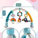 Pau1Hami1ton Baby Stroller Arch Toys, Car Seat Toys,Bouncer Toy Bar/Mobile for Bassinet,Adjustable Baby Hanging Toys Fit for Crib Bed,Stroller,Car Seat.S-19(Bee)