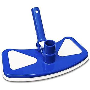 SUNYPLAY Pool Vacuum Head Weighted Butterfly with Bottom Nylon Brushes, 11" Pool Vacuum for Vinyl Lined Pools