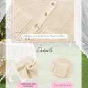 Womens Summer Crop Knit Sweater Vest Sleeveless Button Down Chunky Knit Vest Cardigan with Pockets (M)