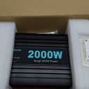 LANDERPOW Pure Sine Wave Inverter 2000 Watt, 12V DC to 120V AC Inverters for RV, Truck, Solar, Home, Power Inverter with 3 AC Outlet, 30W USB-C, 5V 3.1A USB, Hardwire Port, Remote Control, Surge 4000W