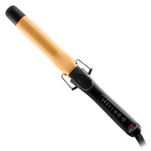CHI Ceramic Curling Iron, Hair Curler For Shiny, Frizz-Free, & Healthy Hair, Auto-Shut Off & 5 Foot Swivel Cord, 1.5" Barrel (Black)