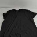 Lacoste Men's 100% Cotton Regular Fit V-Neck T-Shirt, 3-Pack (X-Large, Black)