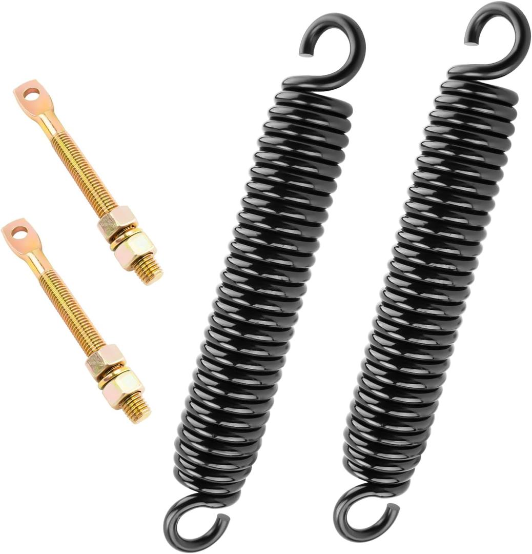 Snow Plow Springs Kit Compatible with Western Meyer Diamond C, ST and HM Series Snow Plows, Snowplow Trip Springs with EyeBolts M07017, 1302010, 09124, Snow Plow Parts, 2 Packs