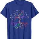 Tree Life Rainbow LGBT Cool Gay Pride Flag Ally T-Shirt, S
