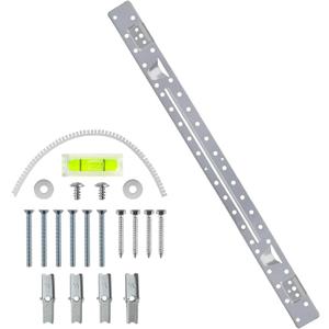W11025649 AP6245752 Microwave Mounting Plate with Hardware Screws Kit Replacement for Whirlpool Kitchen-Aid Amana Maytag Microwave (W11025649 Mounting Kit (w/Hardware & Column Level))