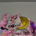 Pink Mouse Birthday Party Decorations Party Balloons, Pink Mouse Party Supplies Include Banner, Hanging Swirls, Foil Balloons, Cake Toppers, Cupcake Toppers, Tablecloth