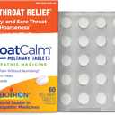 Boiron ThroatCalm Tablets for Pain Relief from Red, Dry, Scratchy, Sore Throats and Hoarseness - 60 Count, Best Befoe: 03/2028