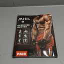 MhIL Workout Gloves for Men  Comfortable Gym Gloves for Men with Enhanced Grip for Safety and Hand Protection  Weight Lifting Protection with Wrist Wraps Support for Performance Boost and Style (Large: 8.1 - 8.6, Black and Grey)