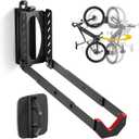 monTEK Swivel Bike Wall Mount, No Heavy Lifting Required Bike Wall Mount, Bike Hangers for Garage, Space-Saving Bike Rack Garage, Easy to Load and Unload, Bike Hanger Can Hold Up to 77 lbs