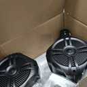 6.5 Marine Speakers Pair, 350W Bluetooth Rechargeable Boat & Wakeboard Tower Speakers, 2 Way Waterproof and Weather Resistant Outdoor Audio Stereo Sound System