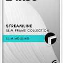 Americanflat 24x36 Poster Frame with Polished Plexiglass - Streamline Collection - Thin Border Picture Frame for Wall Display - Hanging Hardware Included - White
