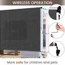 Outdoor Roller Shades for Patio, 8' W x 8' H Cordless Patio Shades Roll Up Outdoor Blinds with Splicing Design, 90% UV Protection for Porch Gazebo Pergola, 2 Poles & 1 Fabric, Gray, 96"W x 96"H