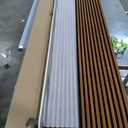 Art3d 2-Pack 108" x 12" Acoustic Wood Panels for Wall, Soundproof Wood Slat Panel for Wall and Ceiling, 3D Fluted Sound Absorbing Paneling for Interior Wall Decor, Living Room, Bedroom - Teak