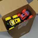 12 Set Valentines Day Die Cast Racing Cars Gift Cards for Students, Friction Powered Trucks Toys, Pull Back Cars Vehicles Truck Playset for Valentine's School Classroom Exchange Gifts Party Favor