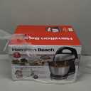 Hamilton Beach Classic Stand and Hand Mixer, 4 Quarts, 6 Speeds with QuickBurst, Bowl Rest, 290 Watts Peak Power, Black and Stainless