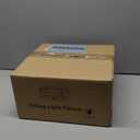 Black Flush Mount Ceiling Light Fixtures, 2-Light Ceiling Mount for Farmhouse with Seeded Glass Lampshade, Industrial Flush Mount Light Fixture Farmhouse for Hallway, Kitchen, Entryway and Foyer