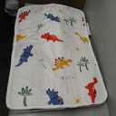 Pack and Play Mattress 38" x 26" x 1.5", Firm Support and Comfort Foam, Soft Playard Mattress for Babies and Toddlers, Baby Essentials Items (Dinosaur)