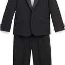 Nautica Boys' 4-piece Tuxedo Set with Dress Shirt, Bow Tie, Jacket, and Pants