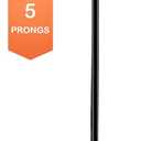 Ottsuls Bird Feeder Pole, 45 INCH Heavy Duty Shepherds Hooks for Outdoor with 5 Prong Base, Adjustable Stand Hanger for Garden Plant, Hummingbird Feeder, Lantern, Hanging Wedding Decor (1 Pack)