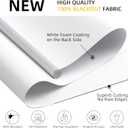 ChrisDowa Cordless Free-Stop 100% Blackout Blinds for Windows, Roller Windows Shades with Thermal Insulated, UV Protection Fabric for Living Room, Office and Home.White,22" W X 72" H
