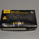 TitanFlex Disposable Nitrile Exam Gloves, 6-mil, Black, Heavy Duty, Latex Free, Food Safe for Cooking & Food Prep