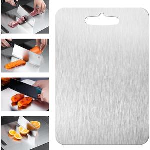 SHIRIA Titanium Cutting Board, Cutting Boards For Kitchen, Double-Sided Titanium Cutting Board for Cutting Vegetables And Meat (17 * 12 in)