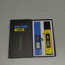 VIVOSUN Digital pH and TDS Meter Kits, 0.01pH High Accuracy Pen Type pH Meter  2% Readout Accuracy 3-in-1 TDS EC Temperature Meter for Hydroponics, Pool and Aquarium, Yellow Blue, UL Certified