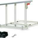 37.8" x 16.3" Folding Bed Rail for Elderly Adults with Safety Guard & Assist Handle for Fall Prevention, Fits Twin Full Queen King Beds
