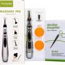 Electronic Acupuncture Pen, 3-in-1 Meridian Energy Pen for Pain Relief, Pain Relief Therapy, Electric Meridians Acupuncture Machine
