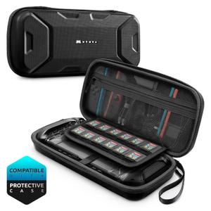 Mumba for Nintendo Switch 2 Carrying Case [2025 Plus Version] [Compatible with Protective Case] 12 Game Card Slot for Switch 2 Accessories Portable Travel Carry handbag Pouch [Large Capacity] (Black)