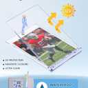 100ct Magnetic Trading Card Holders: 35pt One Touch Card Holder, U-V Protection Hard Plastic Magnetic Cards Case for Sports Game, Football, Baseball Cards - Ultra Slim