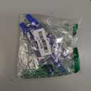 Pentel N50 Fine Permanent Marker - 4.3mm Bullet Tip - Multi Surface Use - Cardboard, Metal, Wood, Plastic & Glass Marker Pens - In Pillow Packaging - Blue, Pack of 3