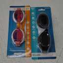 Bestway Swimming Goggles Accelera, Aqua Burst Essential, UV Protection Tinted Lens PVC Free, 2 Pack