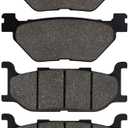 2 PACK Cyleto 3D8-25806-00-00 Brake Pads for YAMAHA XVS950 V-Star 950 Tour 2009-2014 / XVS950A Midnight Star 2009-2013 / XVS950R XVS 950 Bolt 2014 2015 2016