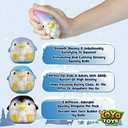 DNA Balls Penguin Stress Balls by YoYa Toys (3-Pack) - Stimulating, Calming Squishy Sensory and Fidget Toys for Kids and Adults - Ideal for Autism, ADHD, Fidgeting, and Breaking Bad Habits