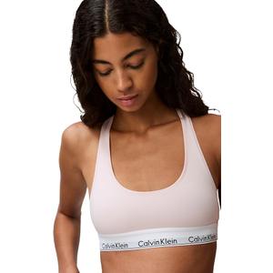 Calvin Klein Women's Modern Cotton Unlined Wireless Bralette (Medium, Nymph's Thigh)