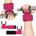 GPANDAG Weight Lifting Hooks for Men and Women(Pair), 330 LB Heavy Duty Gym Lifting Wrist Strap Hook for Deadlifts, Pull-Ups, Strength Training, 0.4inch Grip Weightlifting Hooks for Teen