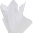 Korean Cotton Wrapping Flower Paper Non-Woven Floral Wrapping Paper 10 Sheets Florist Supplies Waterproof Flower Bouquet Wrapping Paper Floral Supplies for Fresh Flowers, 23.6x23.6 Inch (White)