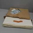 2 Pack Shoe Organizer for Closet,Foldable Shoe Storage Organizer with Adjustable Dividers, Shoe Storage Box with Clear Cover, Fits up to 16 Pairs, Beige